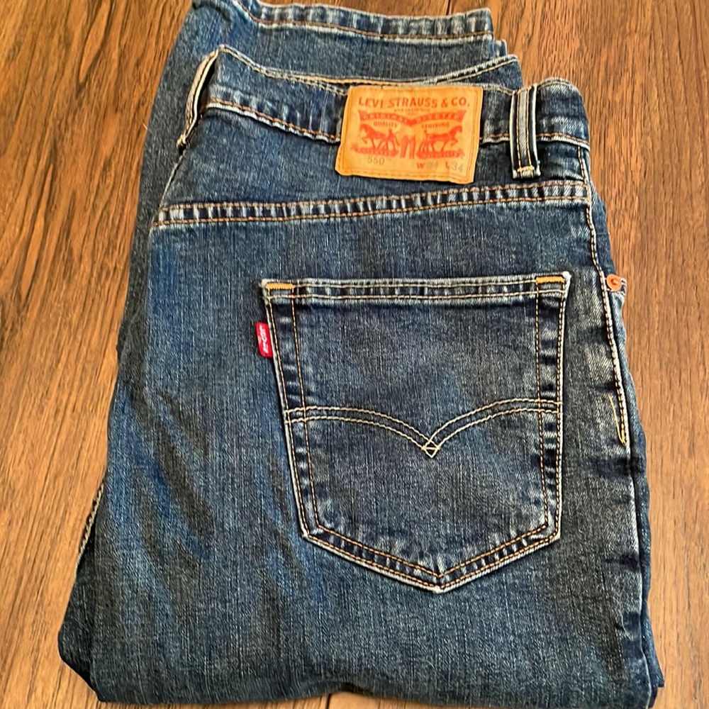 Men’s Levi’s 550 34 Waist 34 Length Relaxed